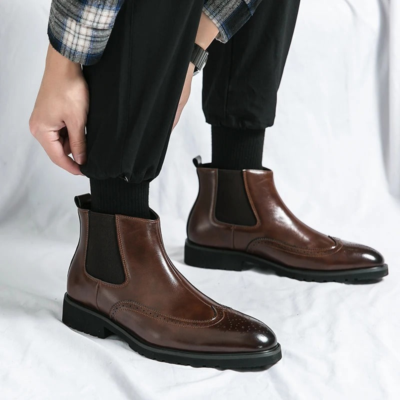 Alden | Vegan Leather Chelsea Boots