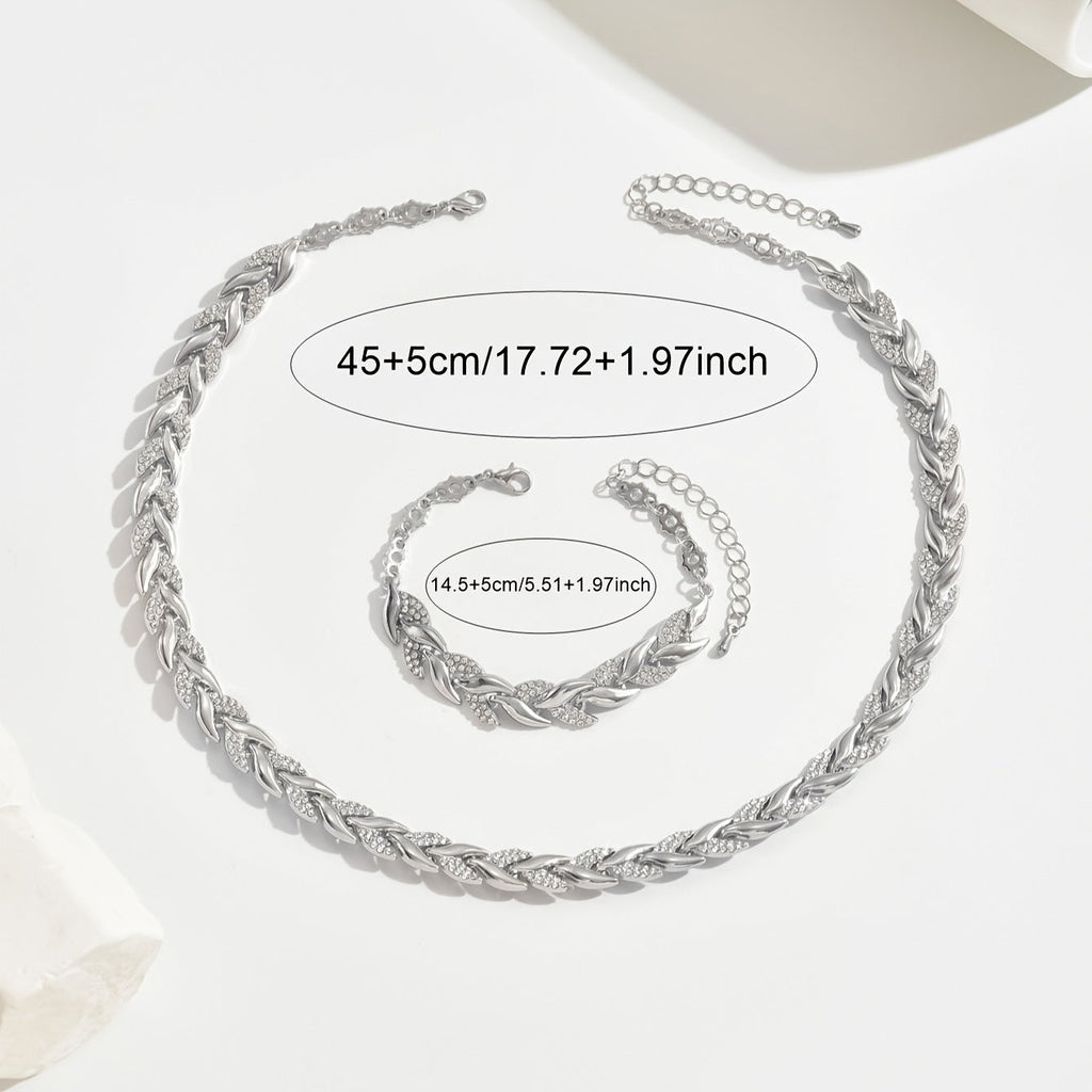 Dice | Elegant Rhinestone Fish Tail Set
