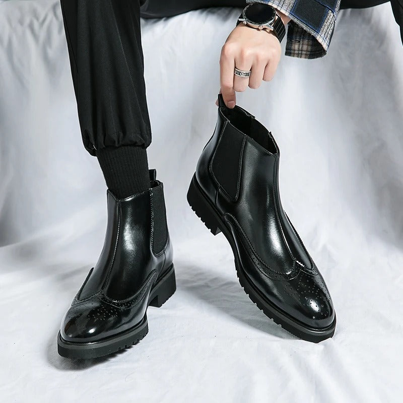 Alden | Vegan Leather Chelsea Boots