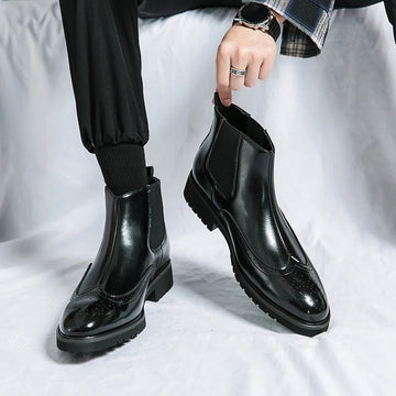 Alden | Vegan Leather Chelsea Boots