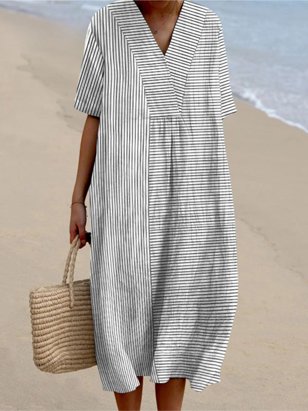 Isa | Vintage Striped Dress