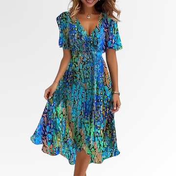 Yara™ | Elegant Colourful Dress
