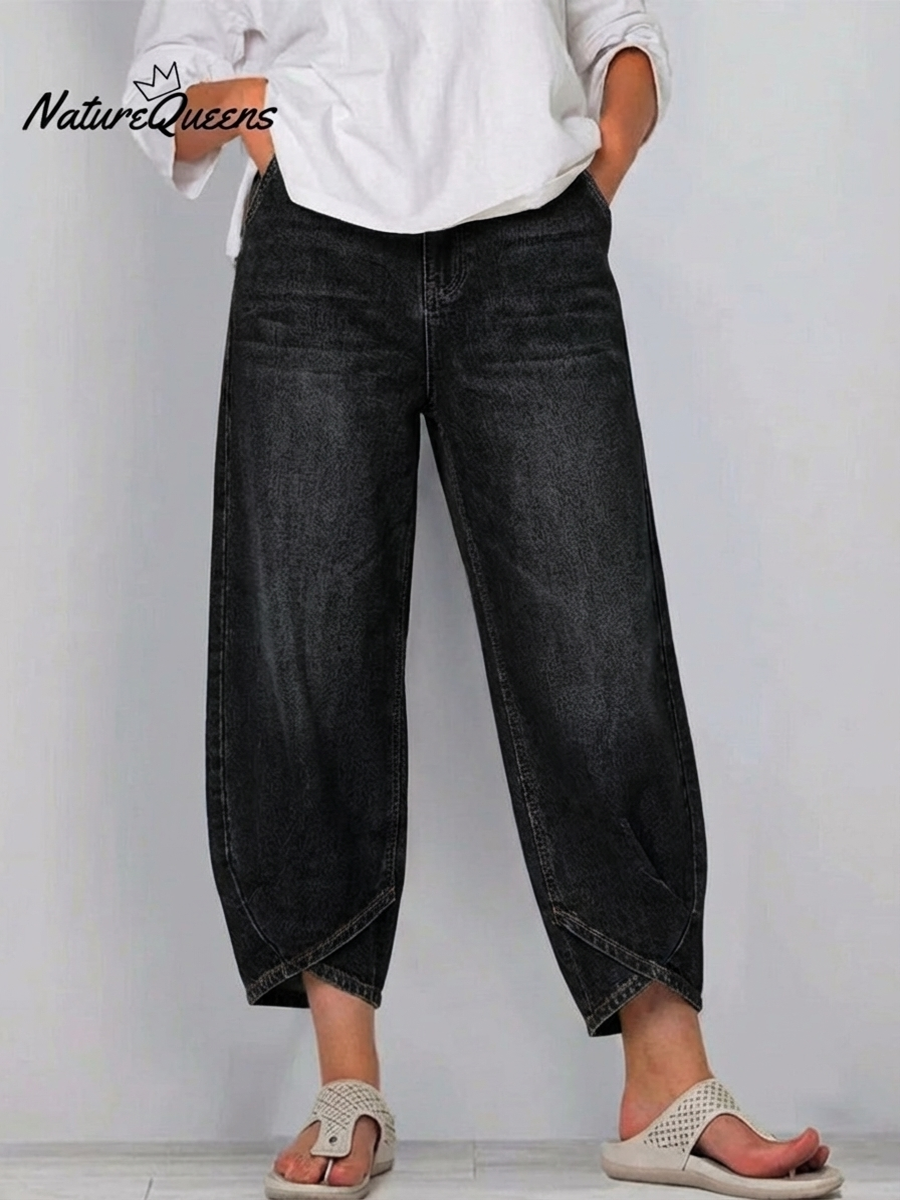 Millie | Lightweight Denim-Feel Pants