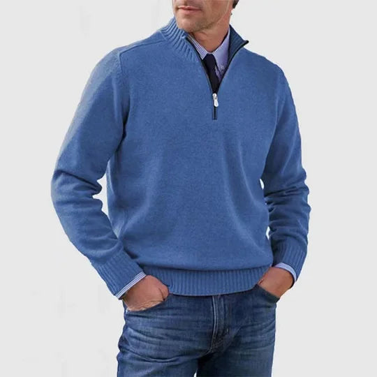 Darevellon | Comfortable Half-Zip Sweater