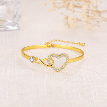 INFINITY HEART BRACELET