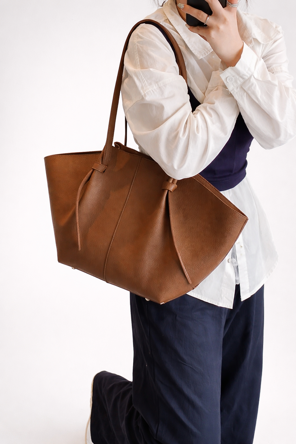 Sarah Premium Vegan Leather Tote