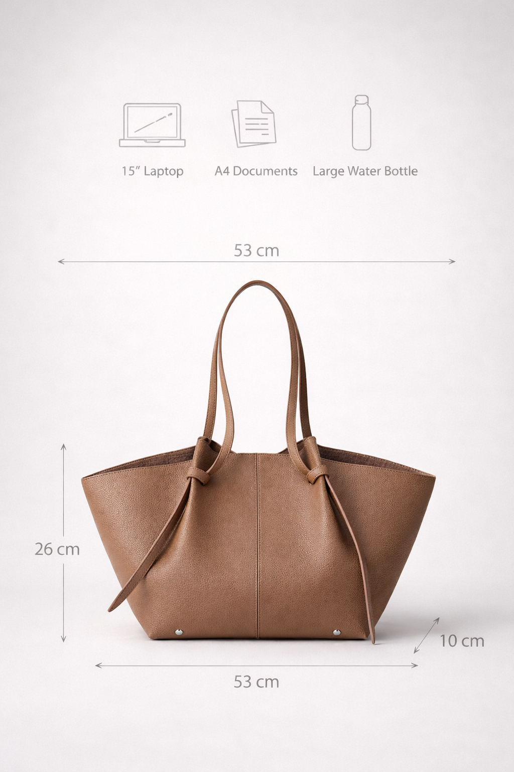 Sarah Premium Vegan Leather Tote