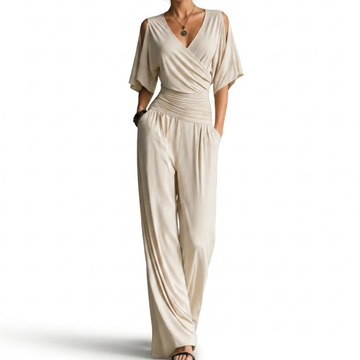 Julia Elegant Wrap Jumpsuit