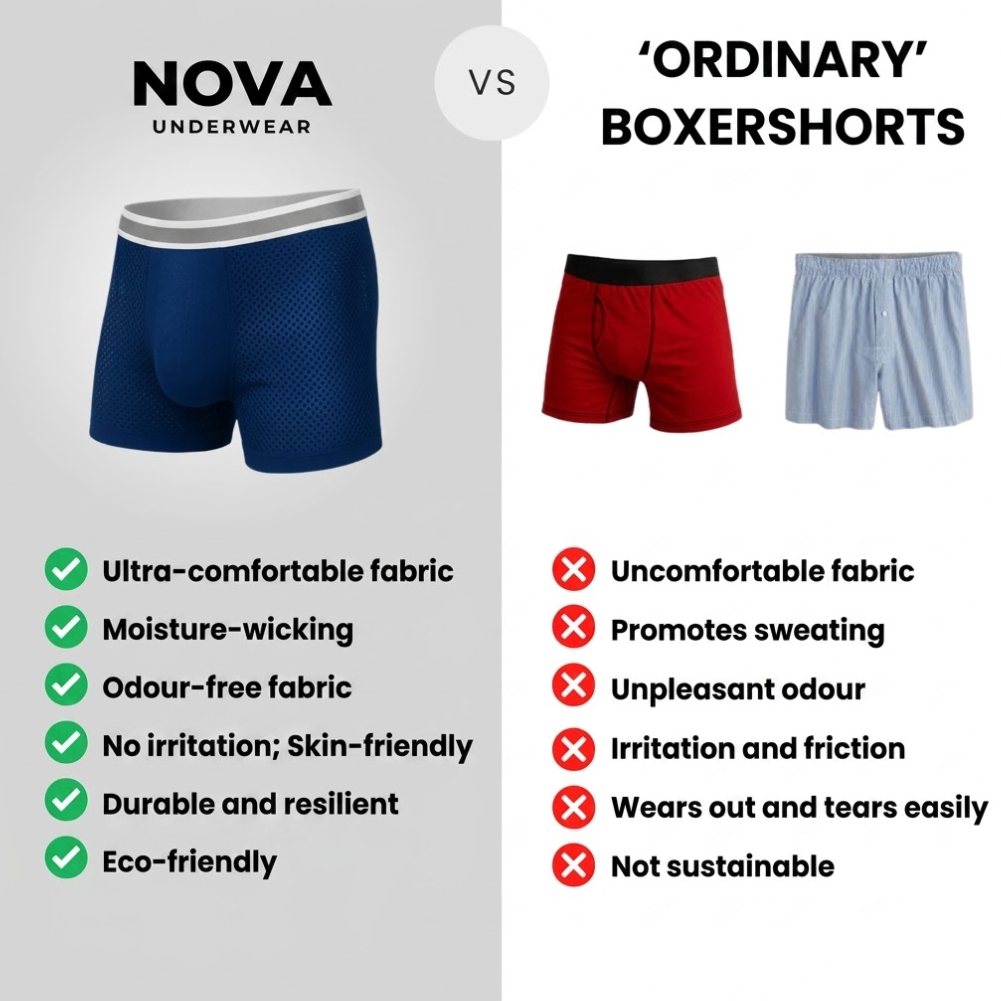 NOVA Comfortable Breathable Everyday Boxers