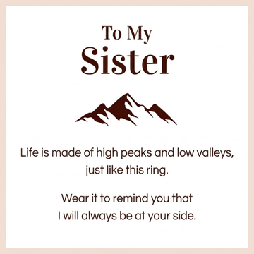 Sister – Adjustable Ring