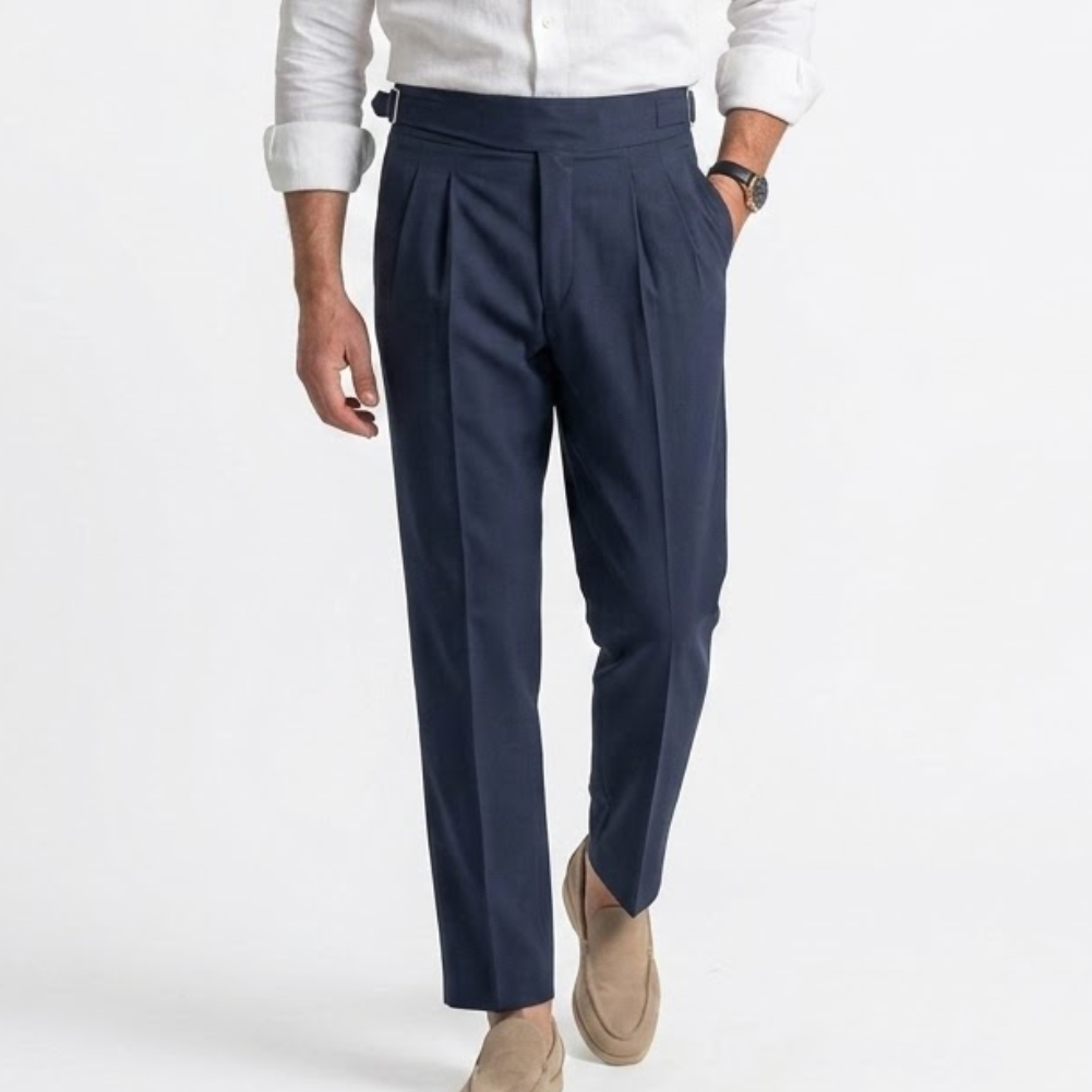 Mavro | Comfortable Plaid Smart Trousers