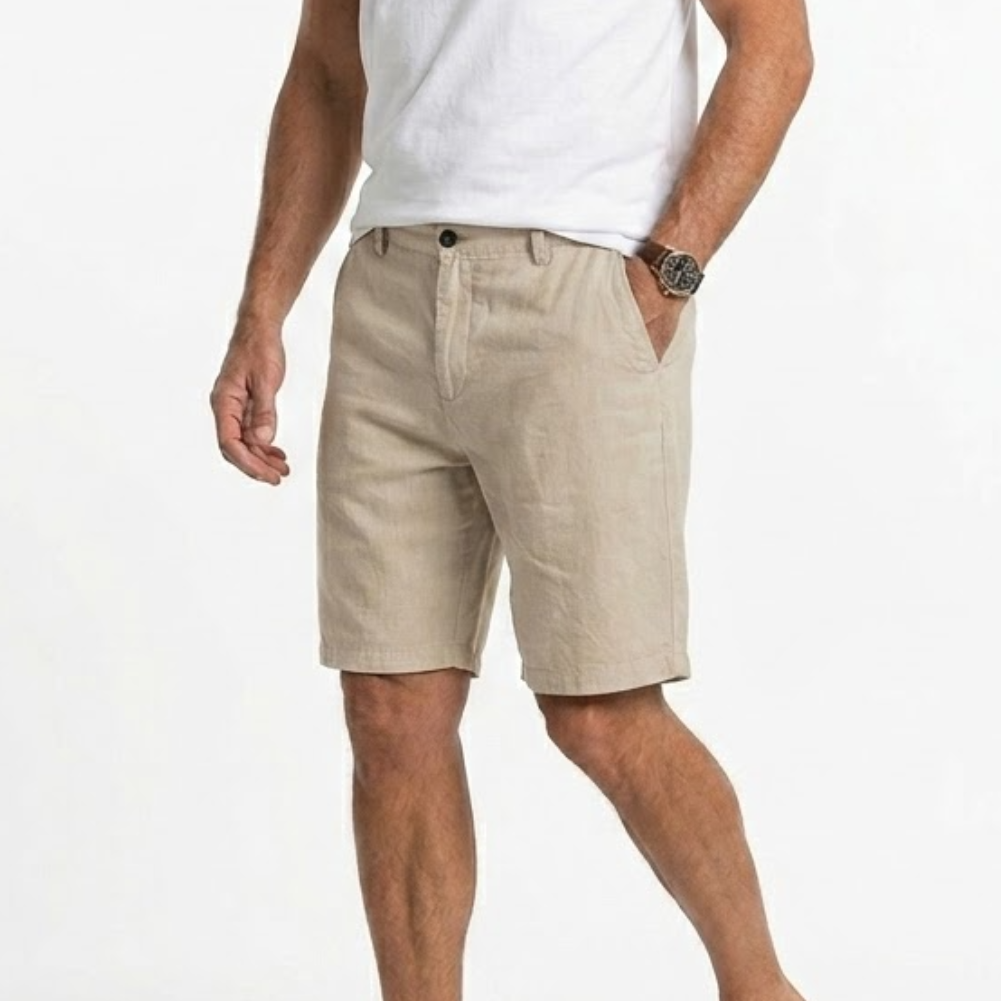 Hudson | Breathable Linen-Look Shorts