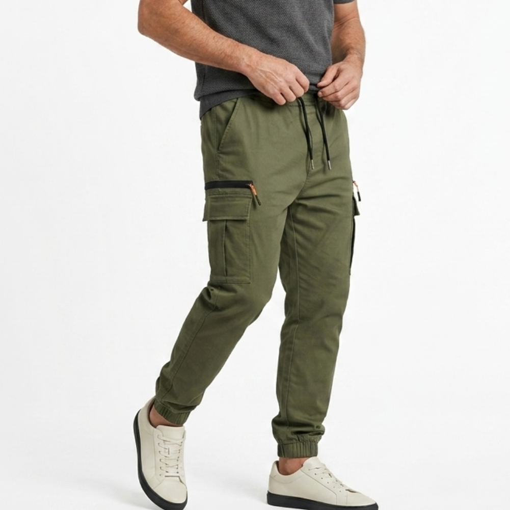 Beeckhoven | Comfortable Men’s Cargo Stretch Jogger Trousers