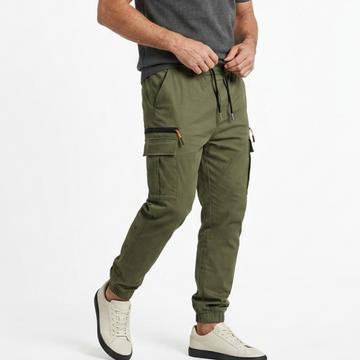 Beeckhoven | Comfortable Men’s Cargo Stretch Jogger Trousers