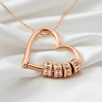 PERSONALISED HEART NAME NECKLACE
