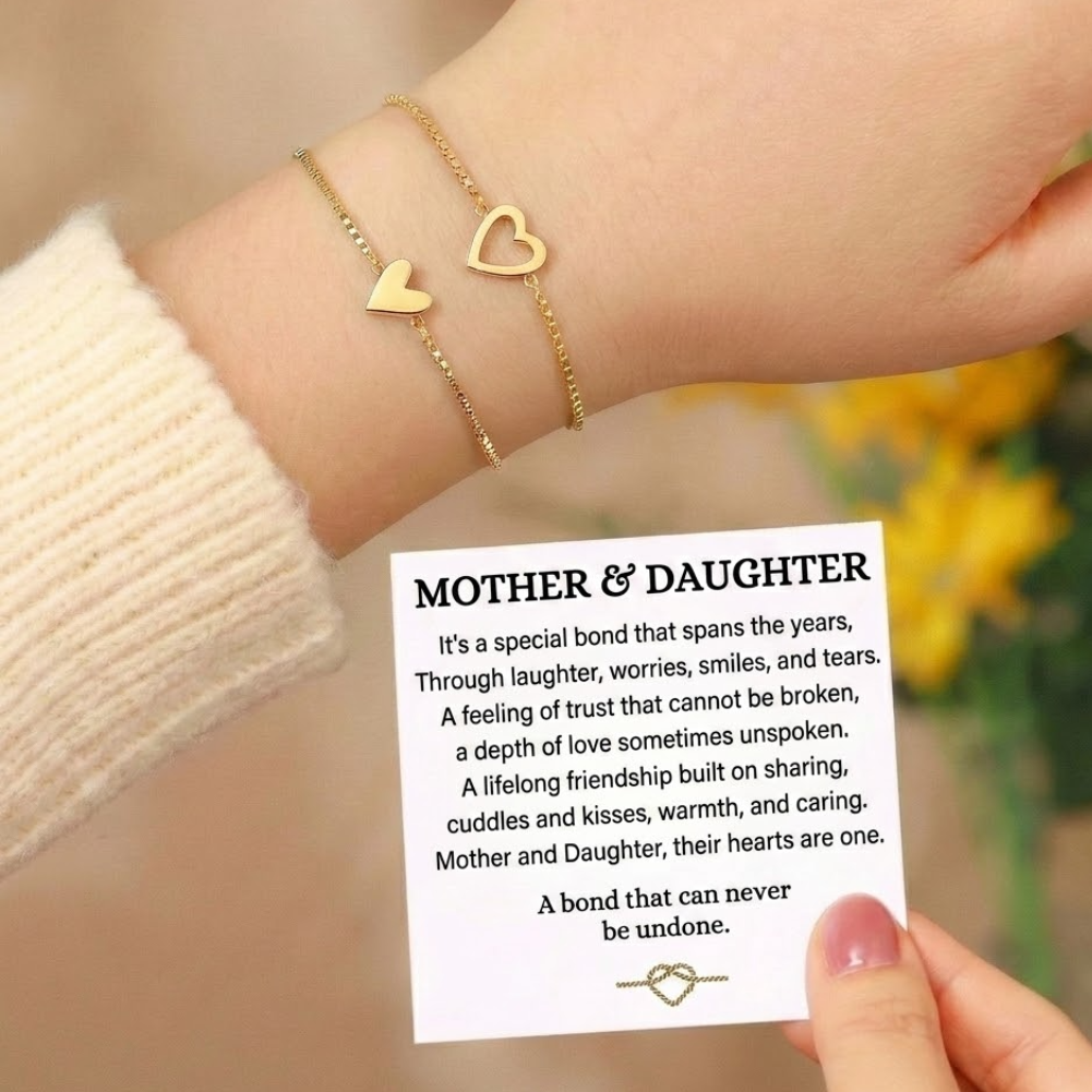 MATCHING HEART BRACELETS