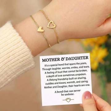 MATCHING HEART BRACELETS