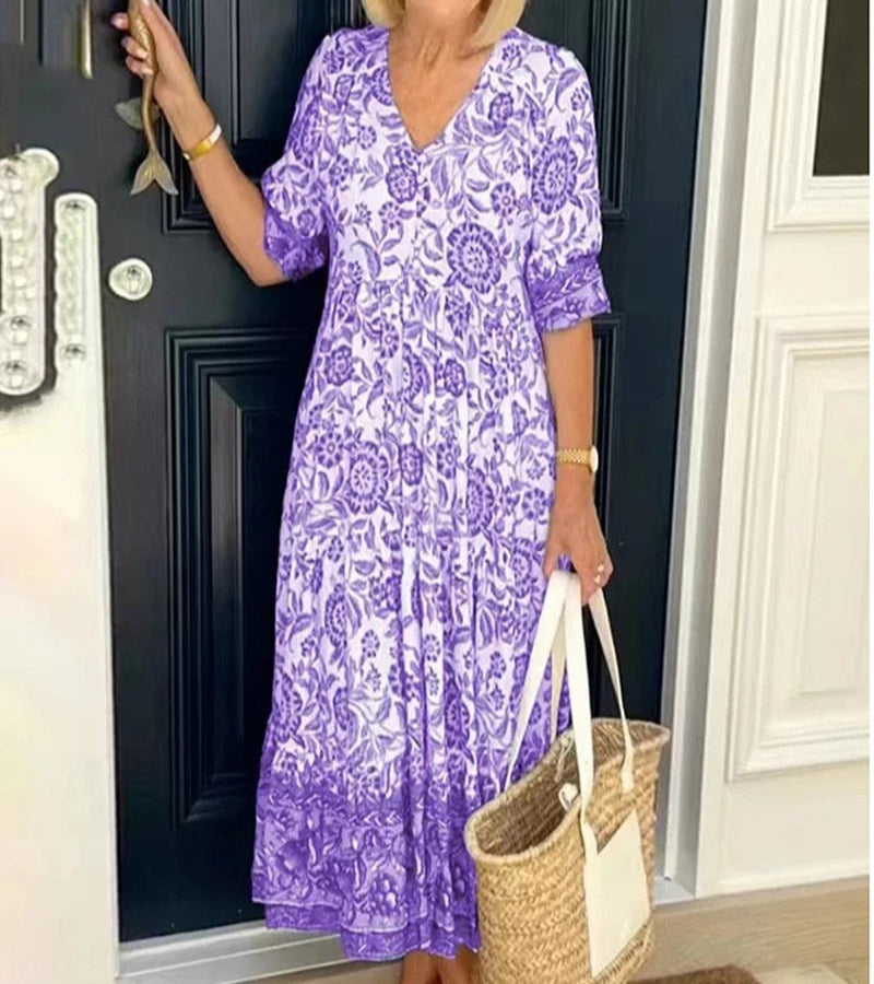 Radiance | Comfortable Bohemian Maxi Dress