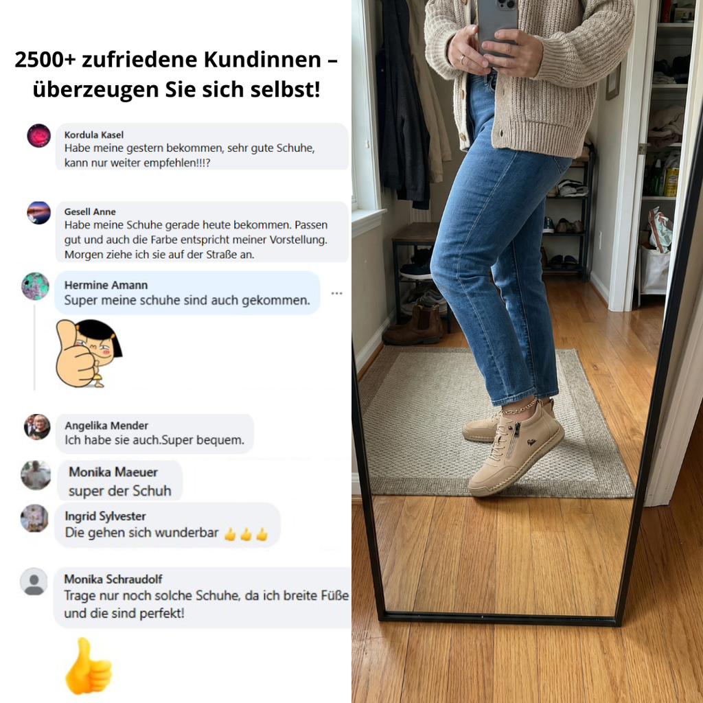 Mila | Supportive Zip Sneakers