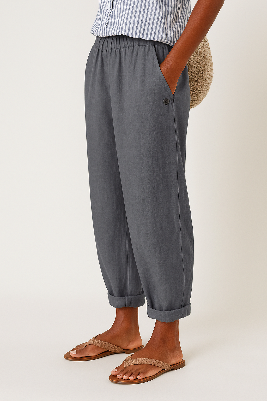 Noraya | Comfortable Side-Pocket Pants