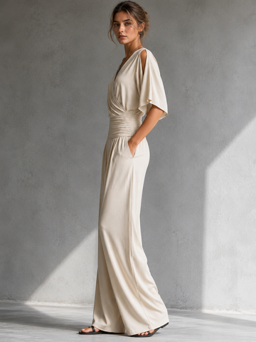 Julia Elegant Wrap Jumpsuit