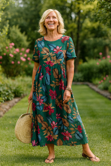 Masie | Lightweight Floral Maxi Dress