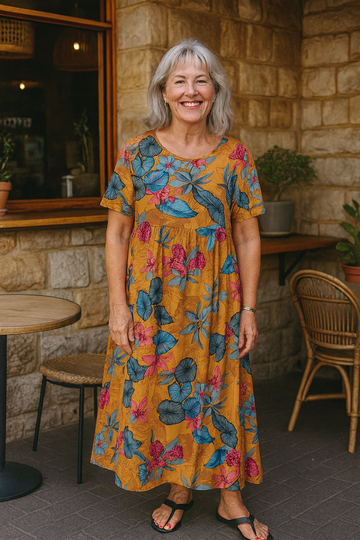 Masie | Lightweight Floral Maxi Dress