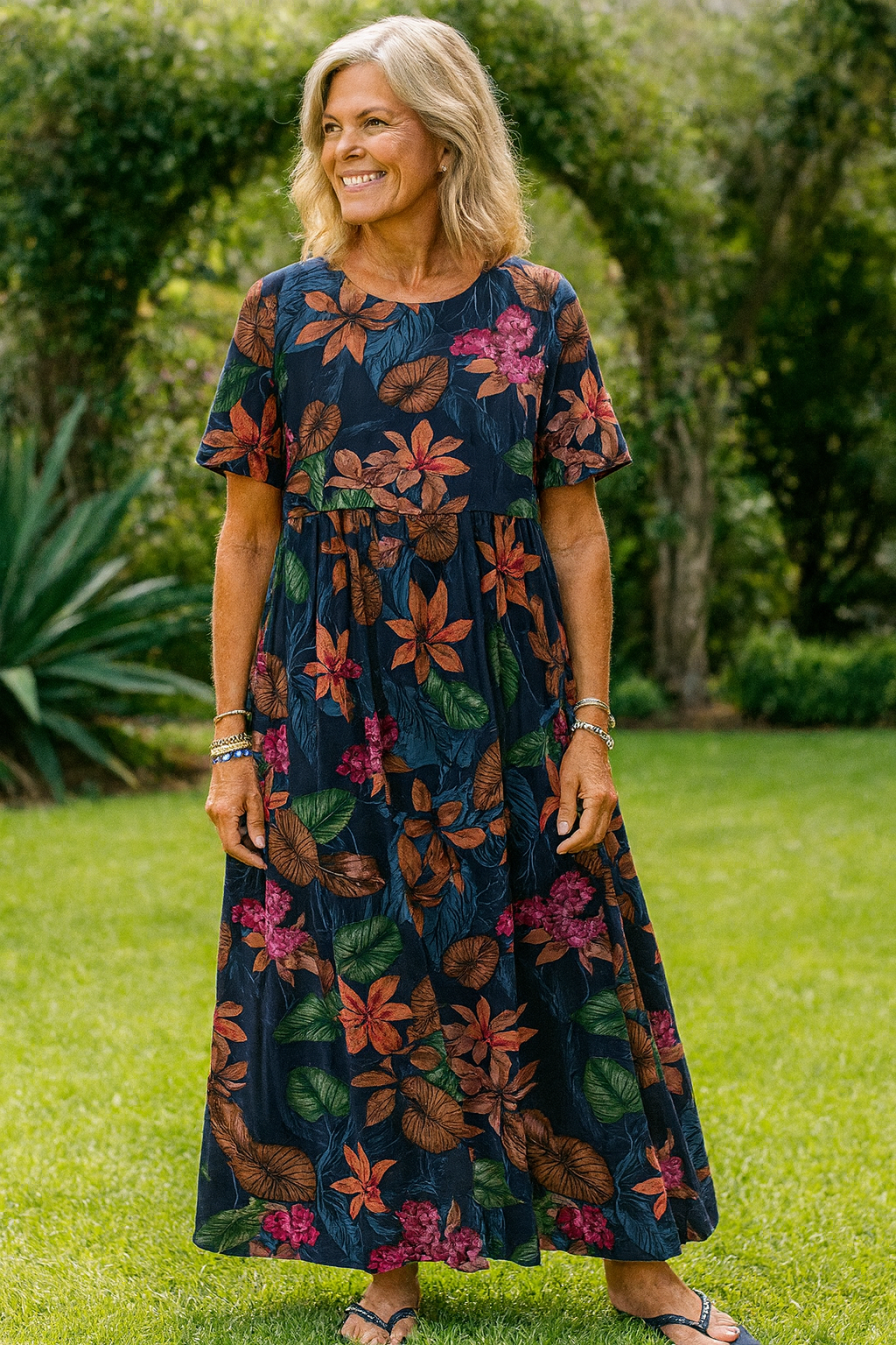Masie | Lightweight Floral Maxi Dress