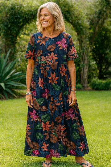 Masie | Lightweight Floral Maxi Dress
