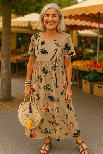 Lucie | Flattering Floral Maxi Dress
