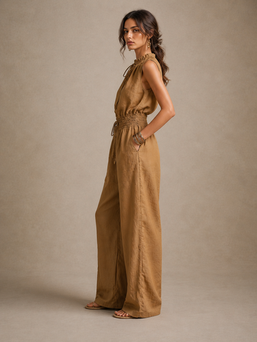 Nora High-Neck Jumpsuit