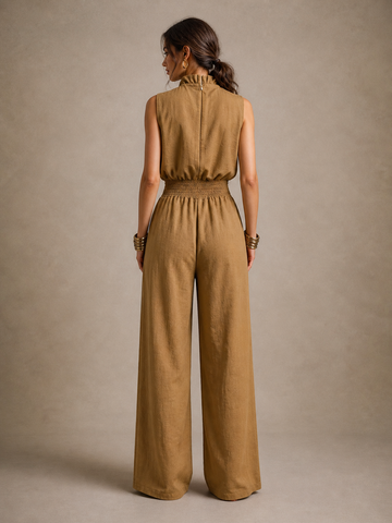 Nora High-Neck Jumpsuit