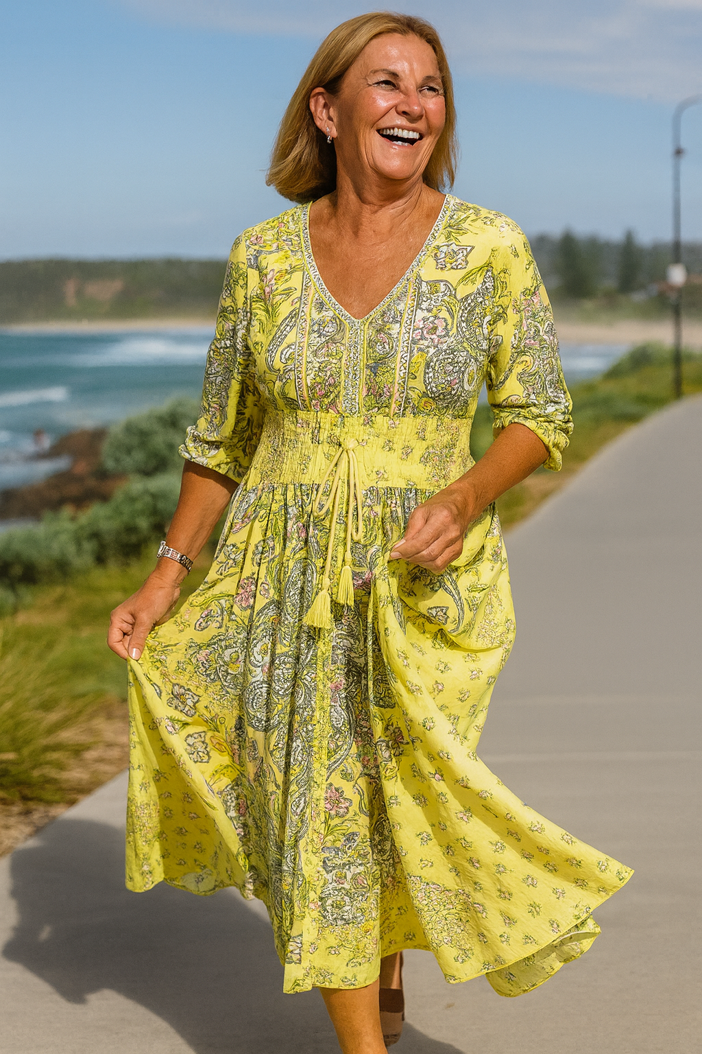 Kiama | Flowy Bohemian Maxi Dress