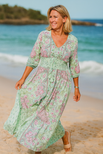 Kiama | Flowy Bohemian Maxi Dress