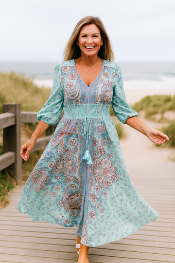 Kiama | Flowy Bohemian Maxi Dress