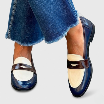 Claudia | Stylish Contrast Loafers