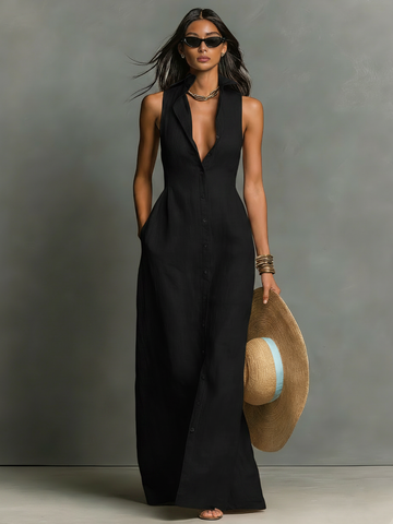 Élise Sleeveless Maxi Dress