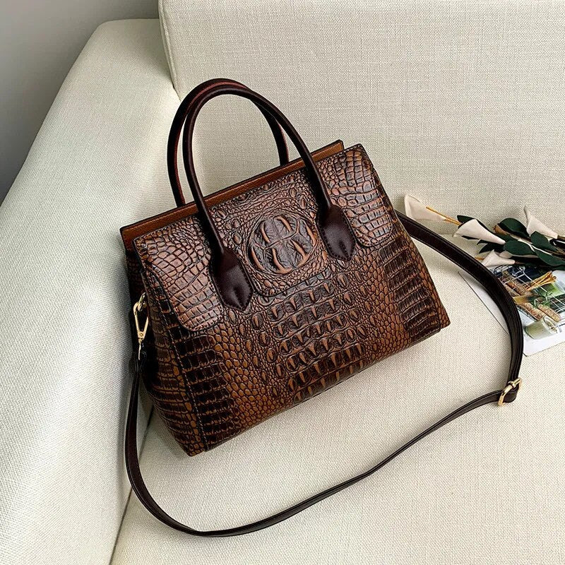 Luxury Vegan Crocodile Handbag