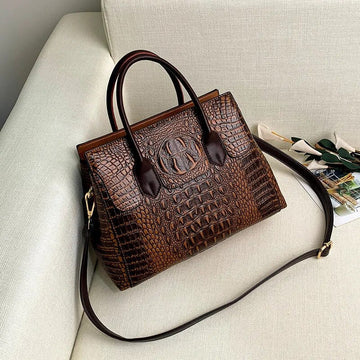 Luxury Vegan Crocodile Handbag