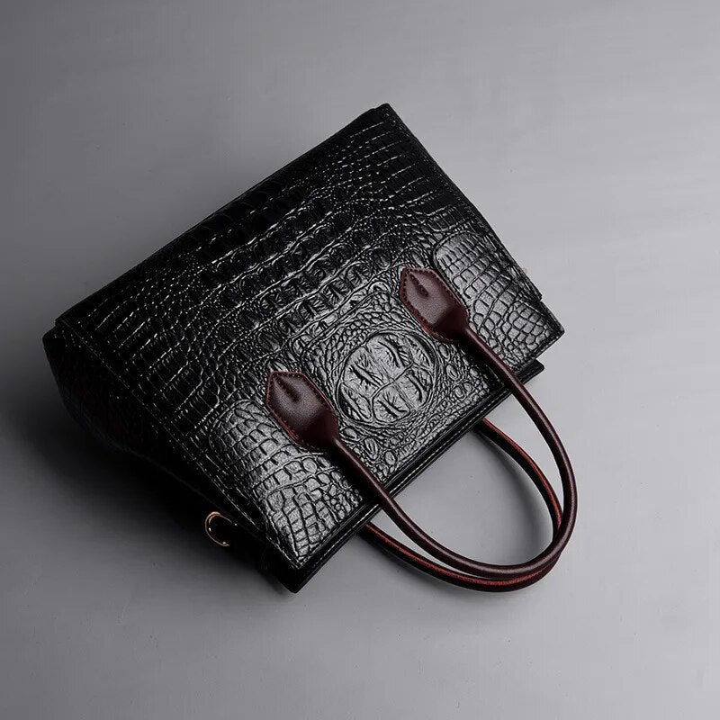 Luxury Vegan Crocodile Handbag