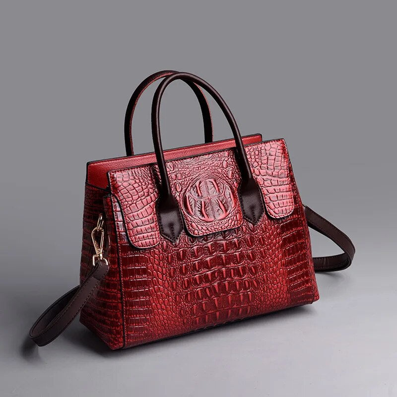 Luxury Vegan Crocodile Handbag