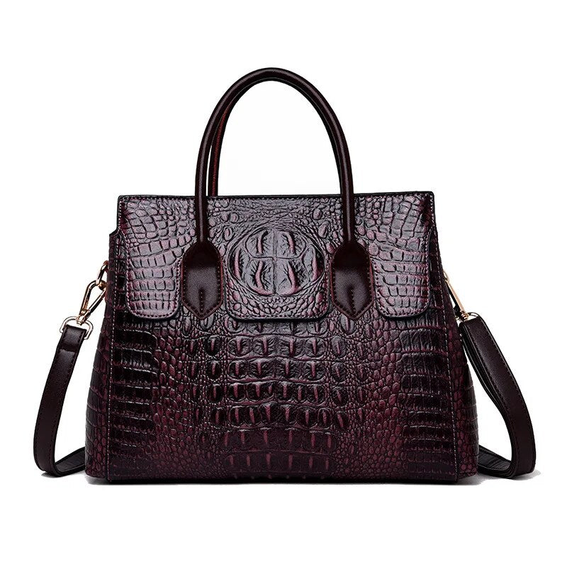 Luxury Vegan Crocodile Handbag