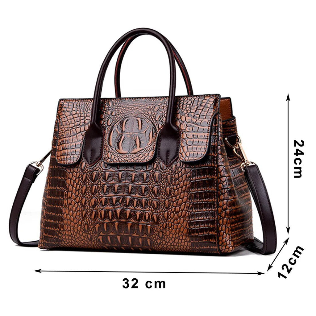 Luxury Vegan Crocodile Handbag