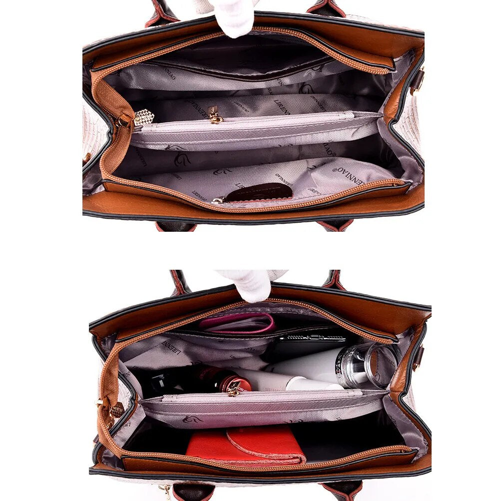 Luxury Vegan Crocodile Handbag