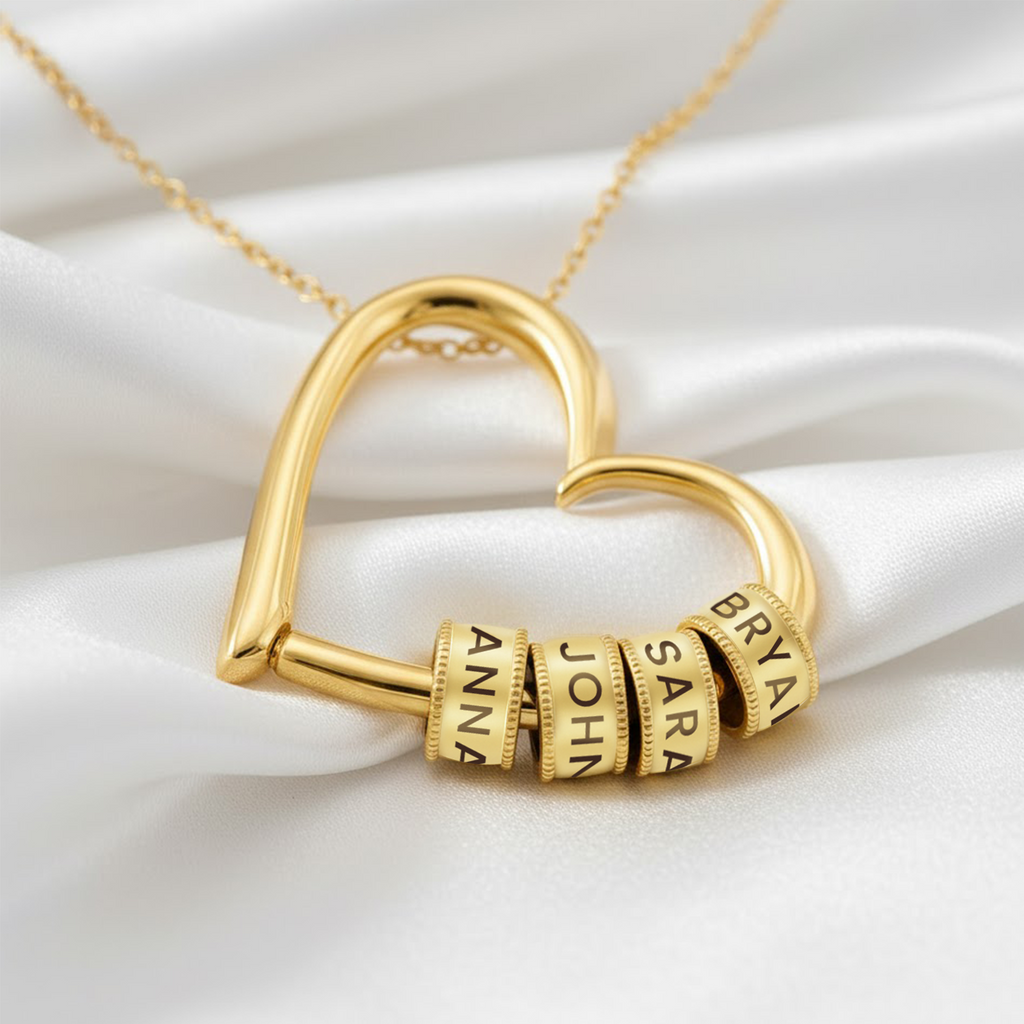 PERSONALISED HEART NAME NECKLACE
