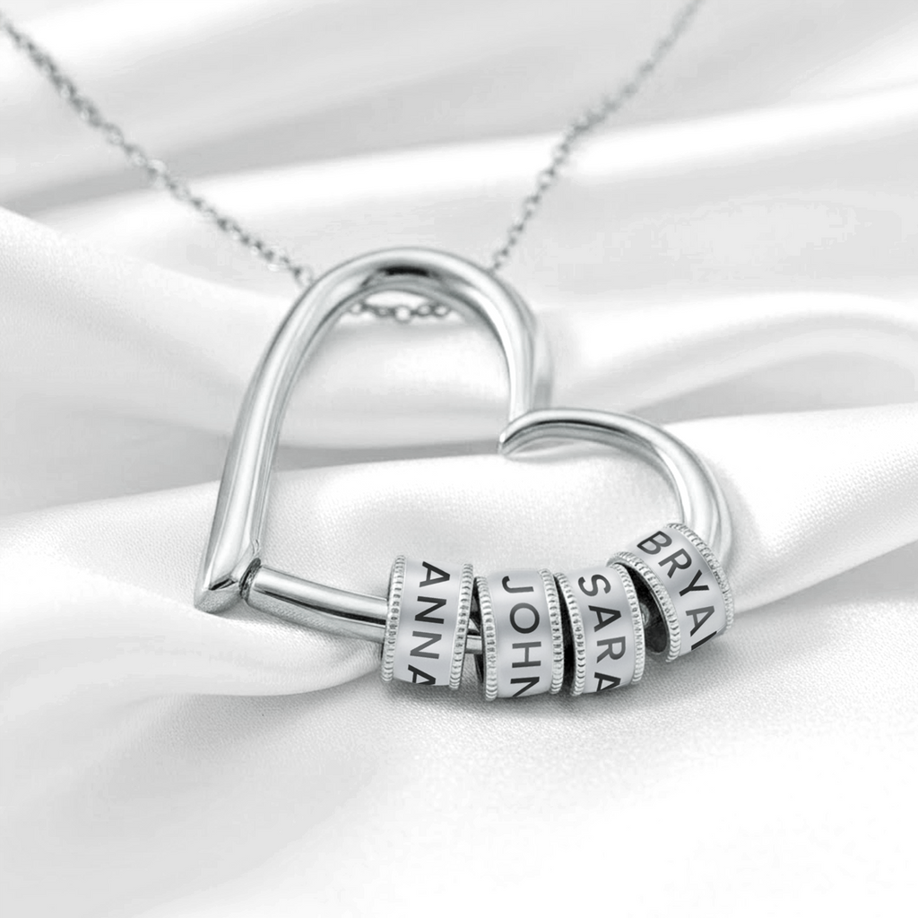 PERSONALISED HEART NAME NECKLACE