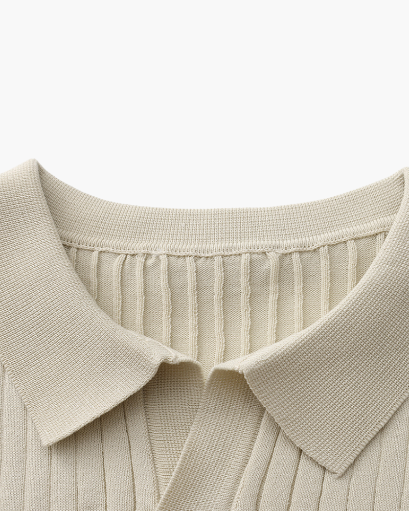 Bari | Comfortable Ribbed Polo