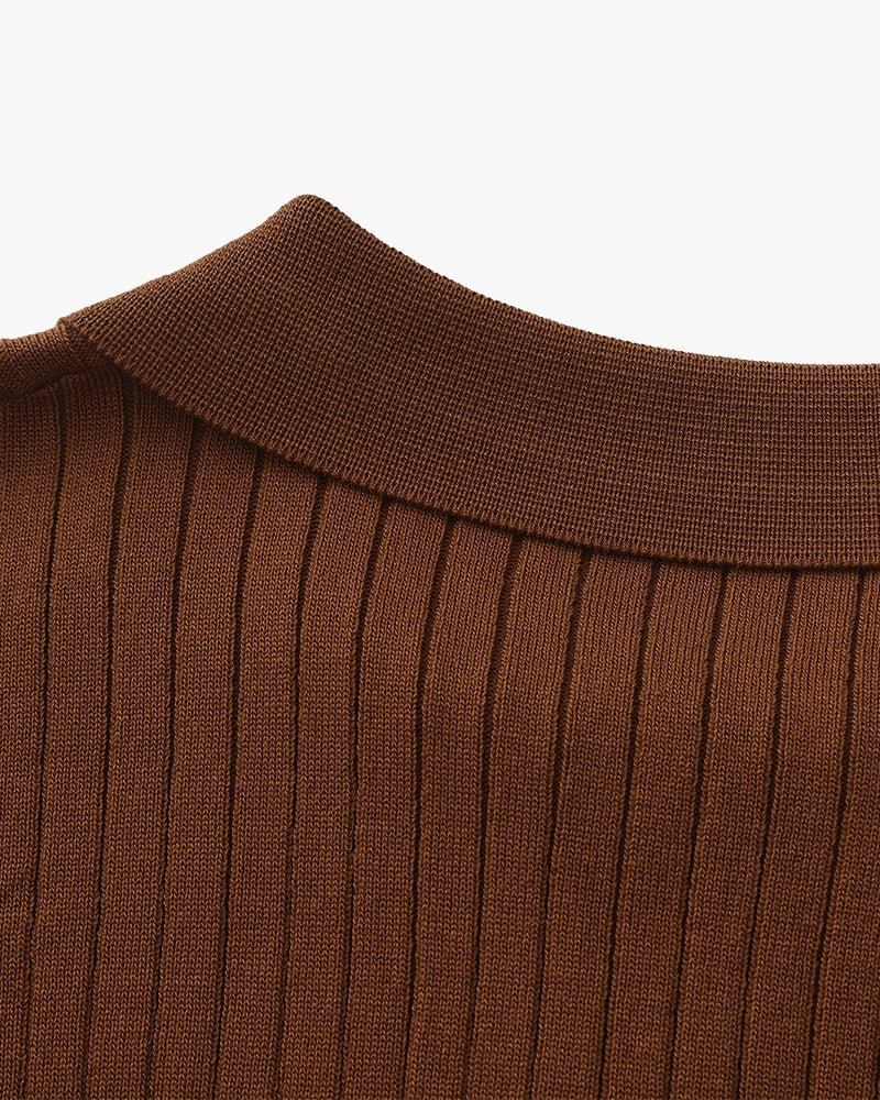 Bari | Comfortable Ribbed Polo