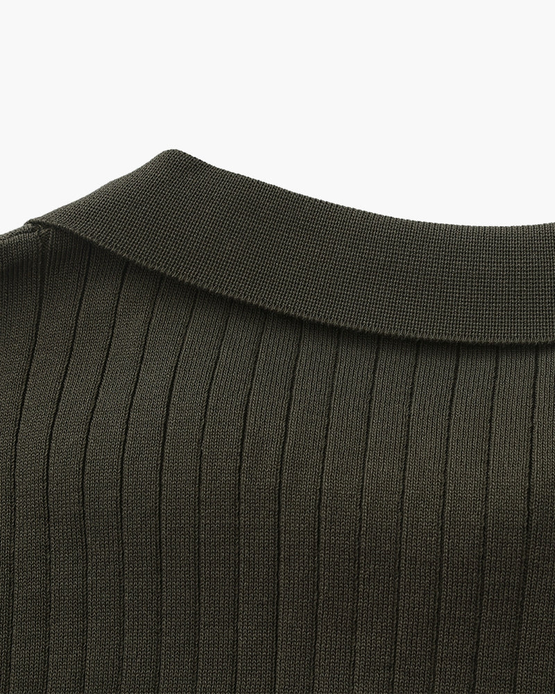Bari | Comfortable Ribbed Polo