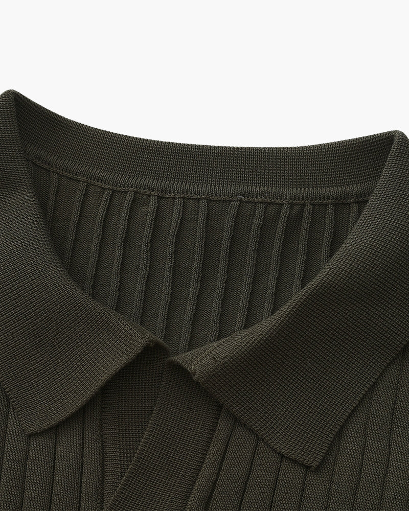 Bari | Comfortable Ribbed Polo